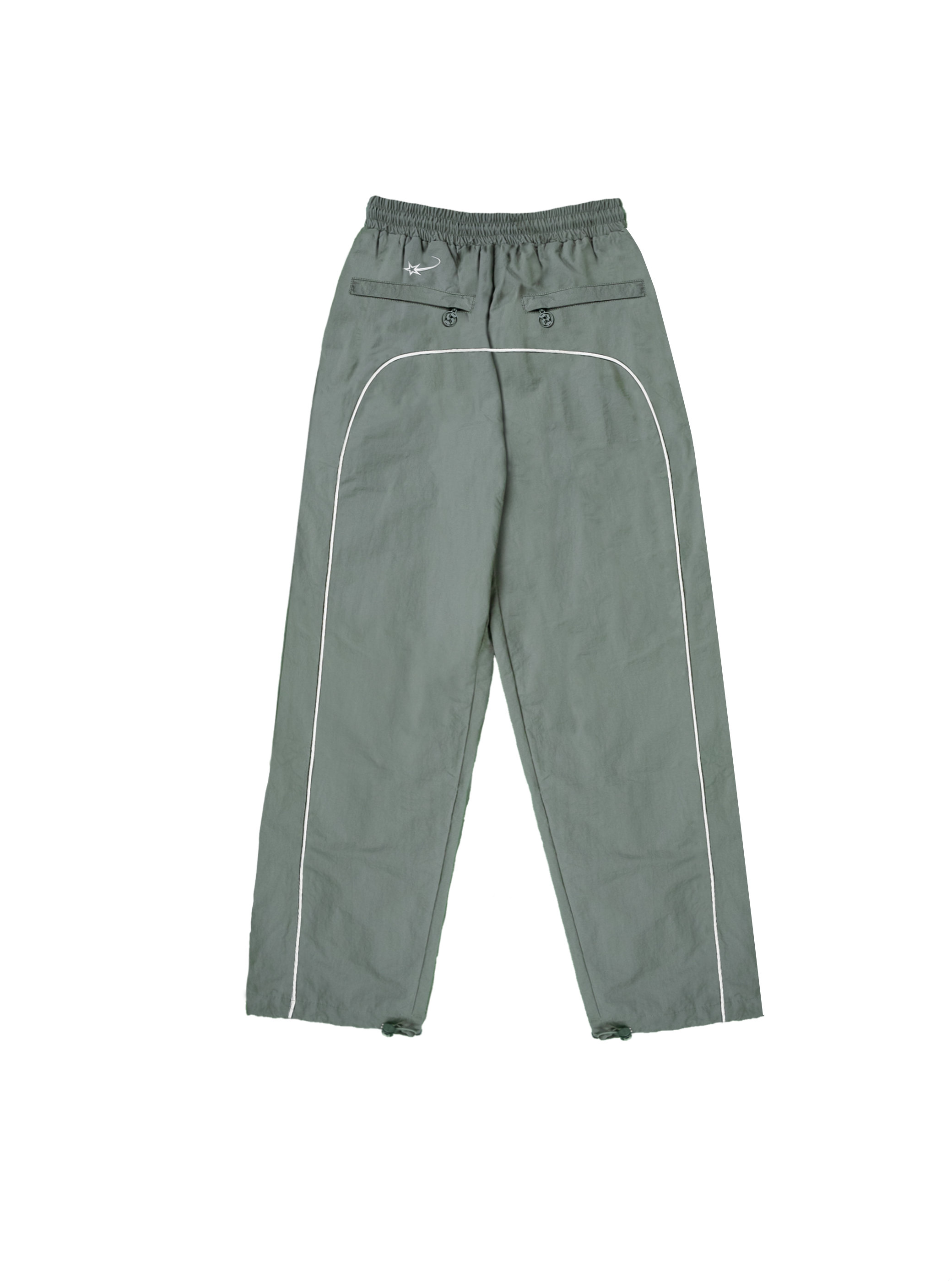 GREEN NYLON PANTS - Southway