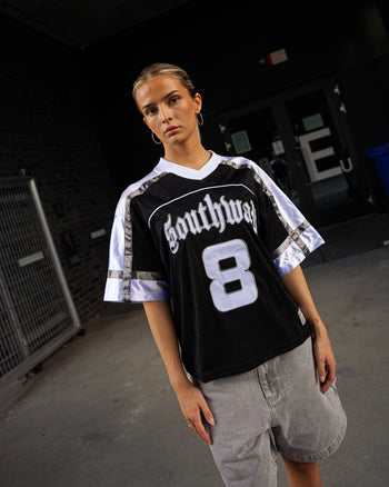 BLACK MESH JERSEY