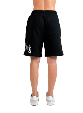 BLACK SWEAT SHORTS