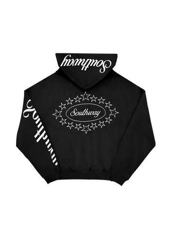 BLACK CREST LOGO HOODIE