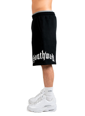 BLACK SWEAT SHORTS