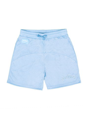BABY BLUE MESH SHORTS