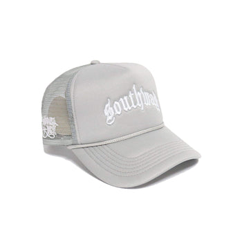 GREY TRUCKER CAP