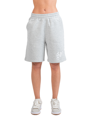 GREY SWEAT SHORTS