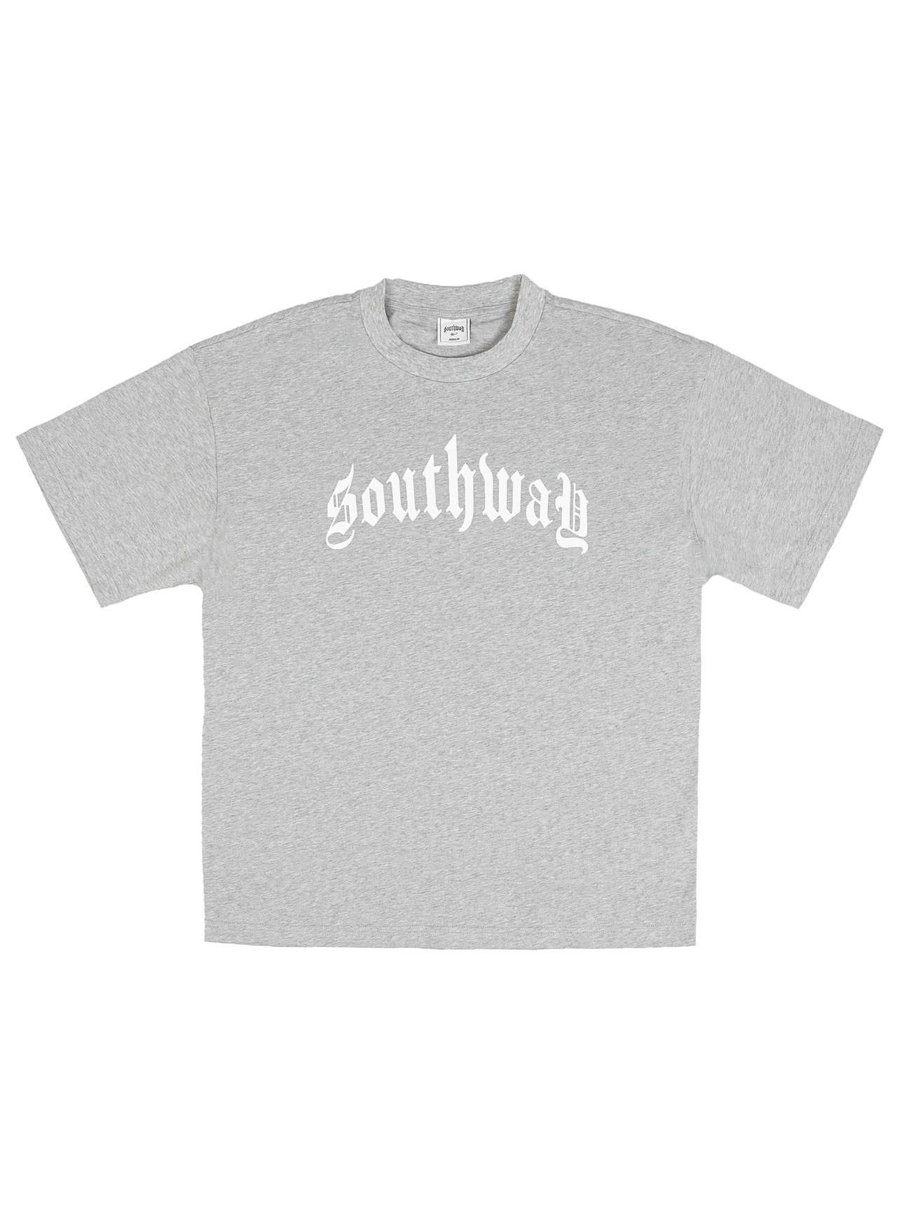 GREY LOGO TEE