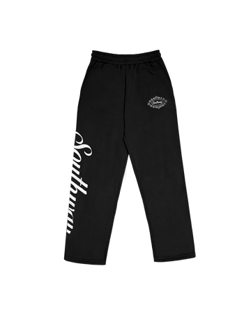 BLACK CREST LOGO PANTS