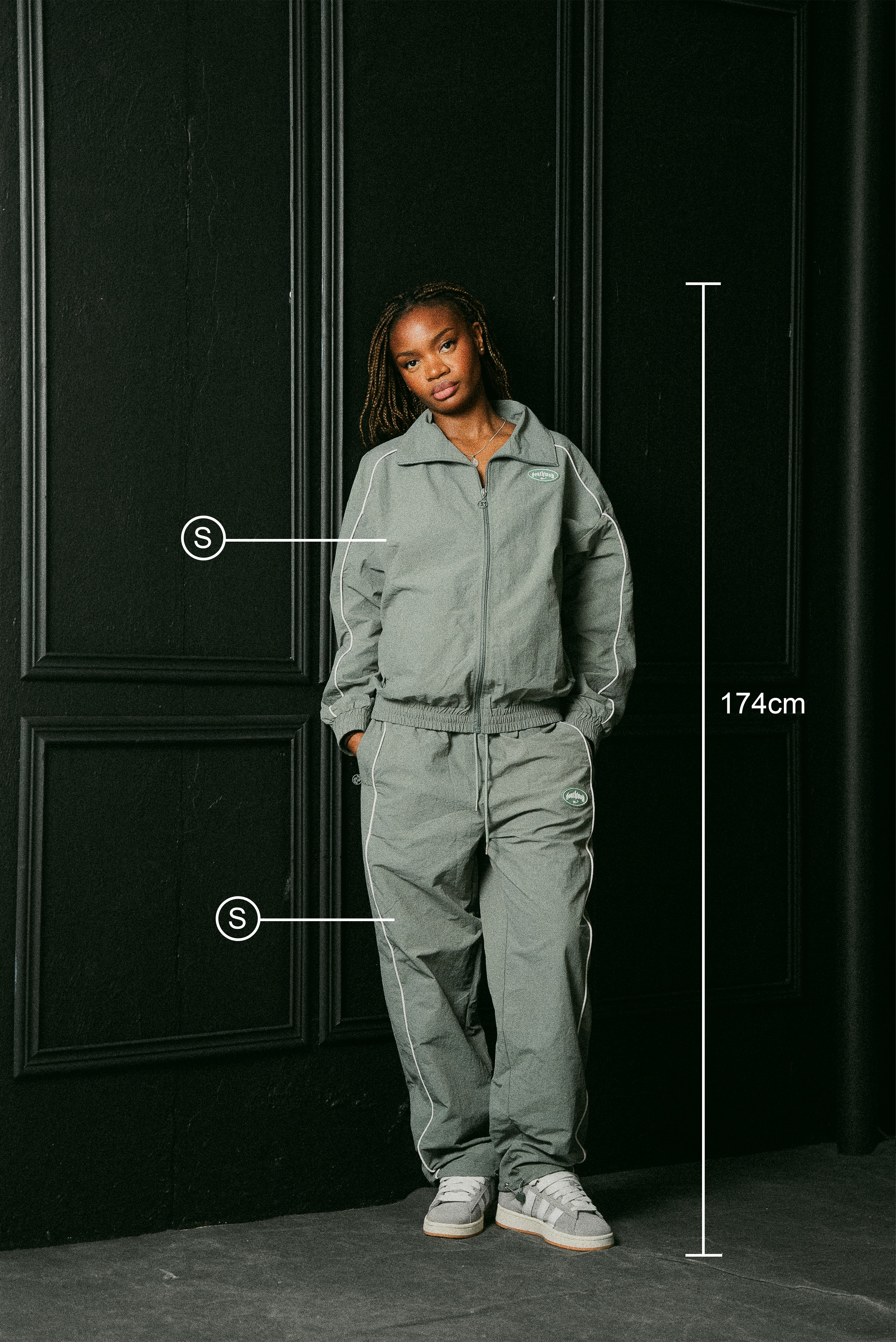 GREEN NYLON JACKET - Southway