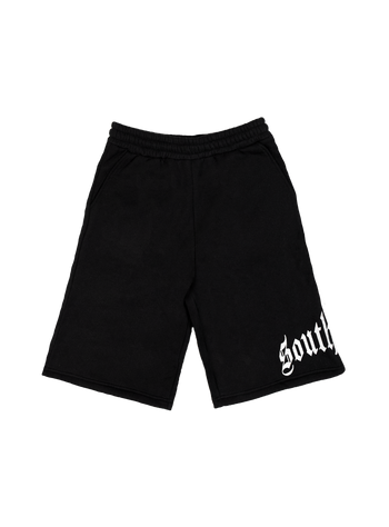 BLACK SWEAT SHORTS
